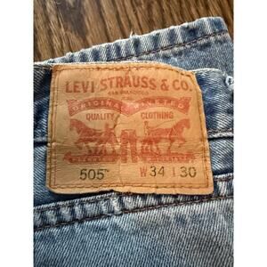 Levi's 505 Men's Jeans Size 32/30 - Black